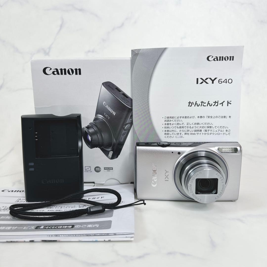 ✨️未使用級✨️ Canon IXY 640 シルバー コンデジ 動作確認済