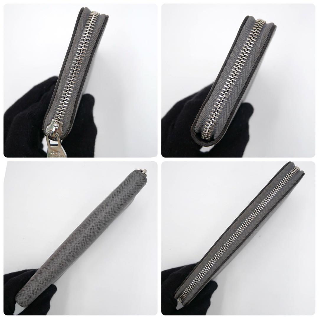 ルイヴィトン タイガ ジッピーウォレット ヴェルティカル グレー 長財布