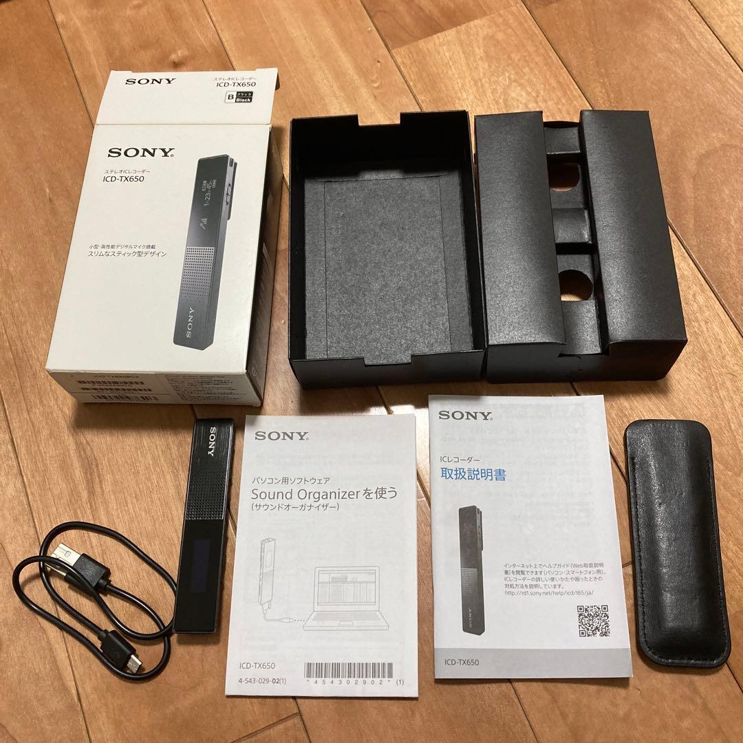 SONY ステレオICレコーダー ICD-TX650