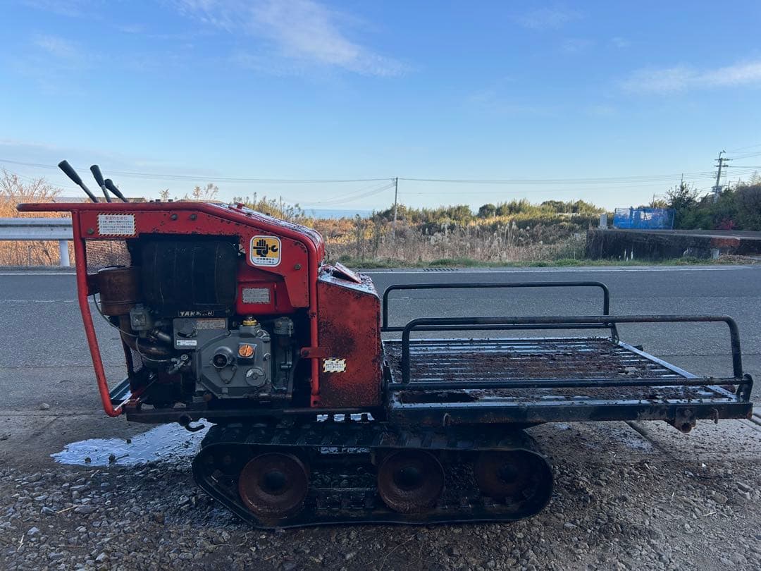 宮崎　ヤンマー　改造運搬車 6馬力 ディーゼル 積載300 クローラー 運搬車