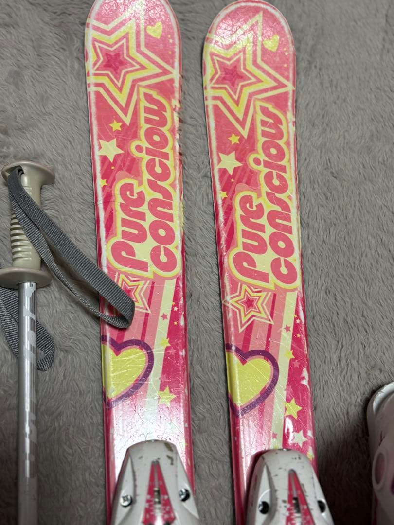 ベ*ル様 Pure Conciou ピンク スキーセットキッズ用110/21〜2
