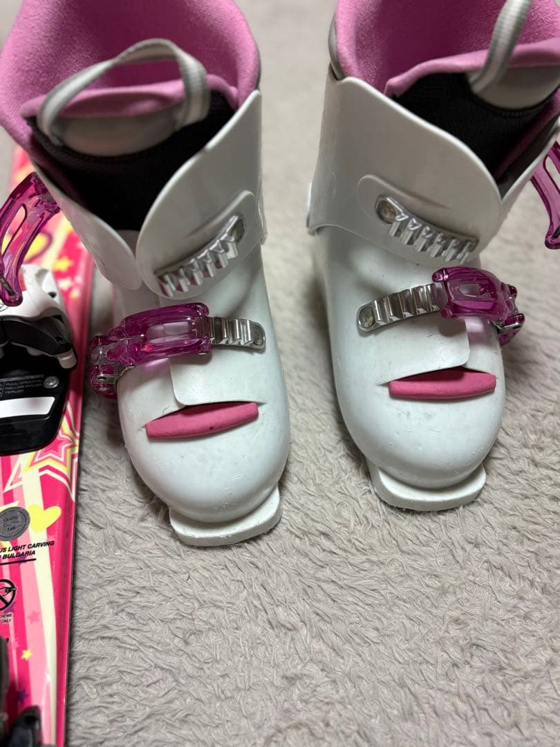 ベ*ル様 Pure Conciou ピンク スキーセットキッズ用110/21〜2