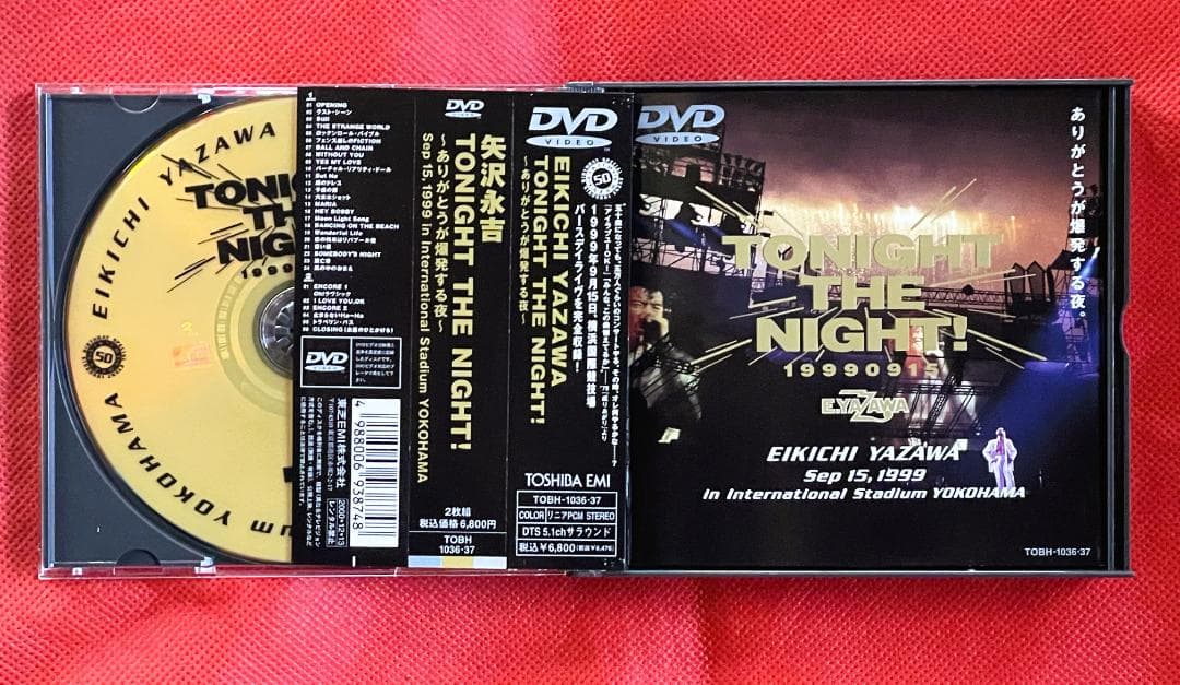 【廃盤・美品】矢沢永吉 TONIGHT THE NIGHTありがとうが爆発する夜