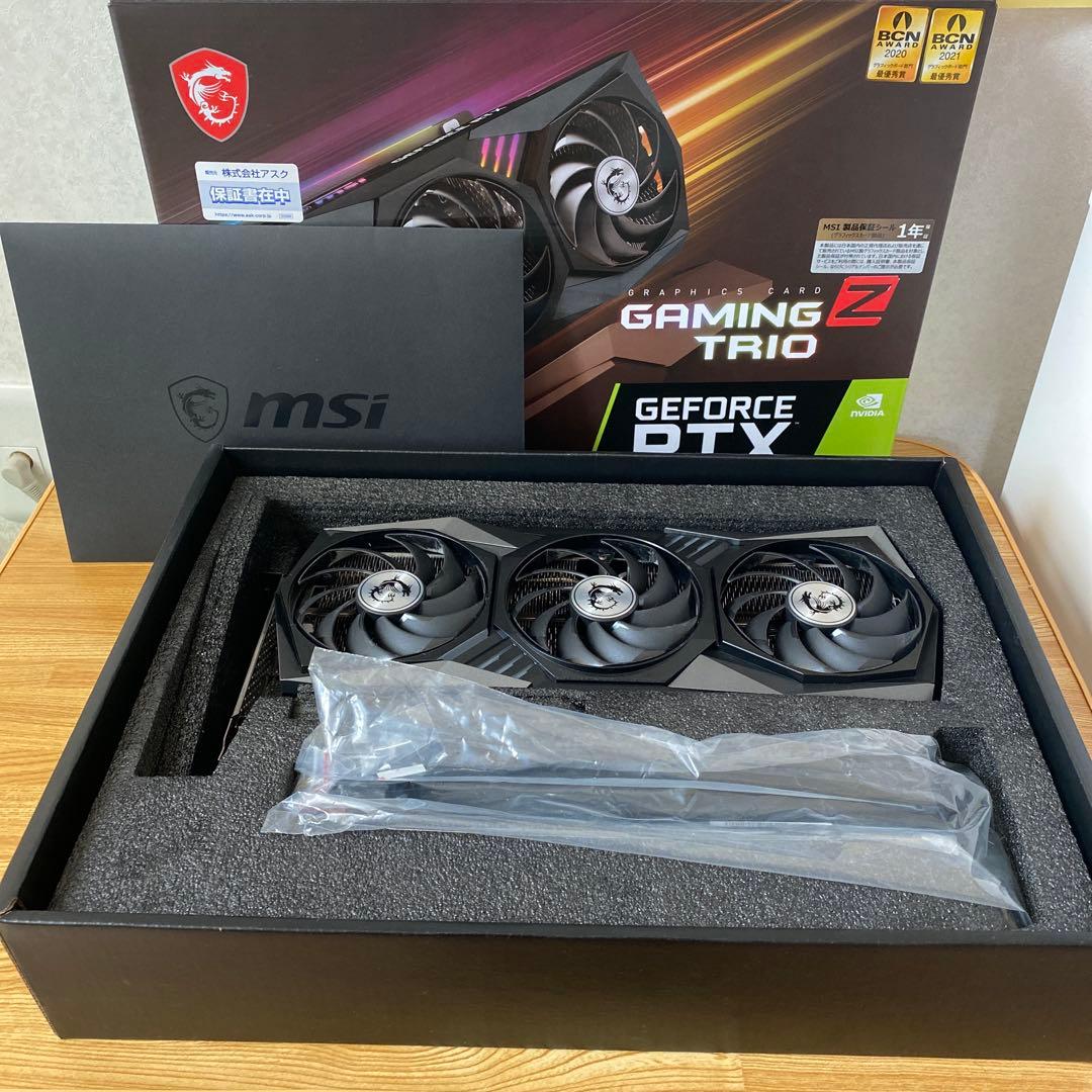グラフィックボード・グラボ・ビデオカード 12GB MSI GeForce RTX 3080 Gaming Z Trio
