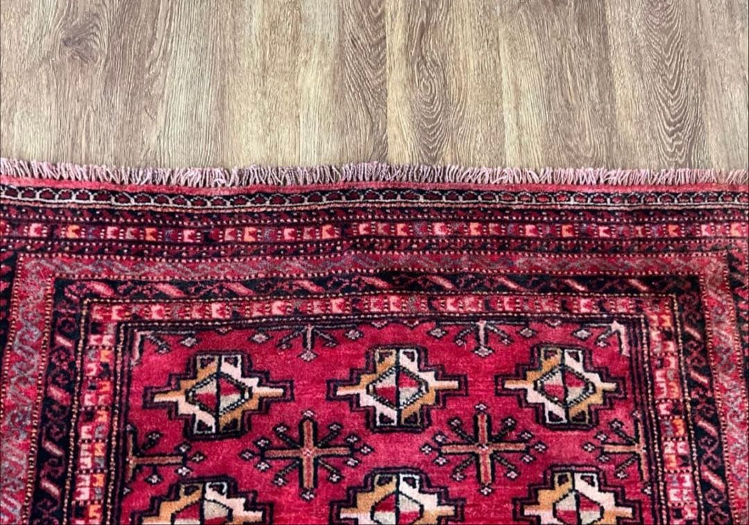 大型 ザーヘダーン産ペルシャ絨毯 トライバルラグ