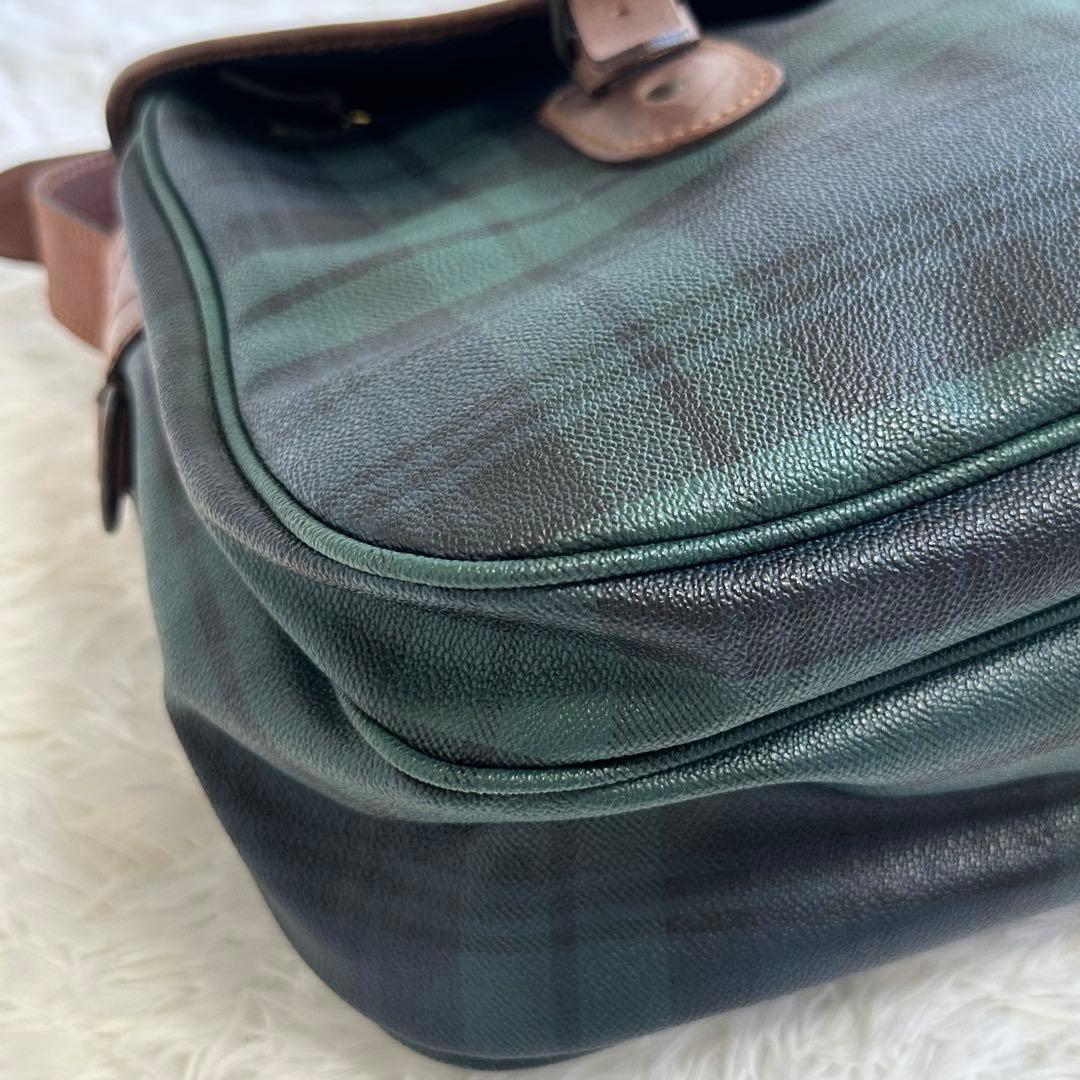 希少✨美品✨ポロラルフローレン ショルダーバッグ メッセンジャー グリーン 斜め