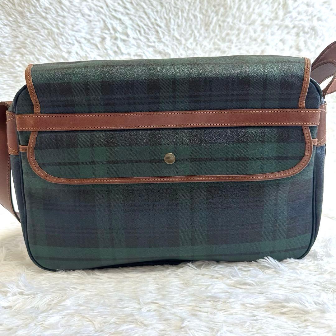 希少✨美品✨ポロラルフローレン ショルダーバッグ メッセンジャー グリーン 斜め