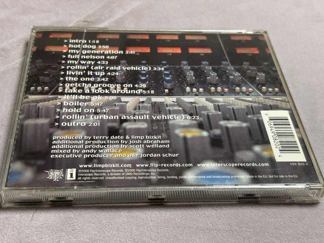 レア　リンプ・ビズキットサインCD Limp Bizkit