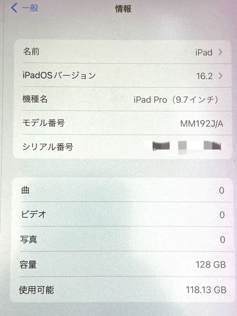 値下げiPad pro9.7インチWi-FiモデルApple Pencil訳あり