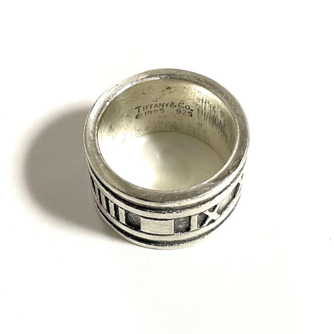 『TIFFANY&Co』11号 ティファニー アトラス ワイド リング 925