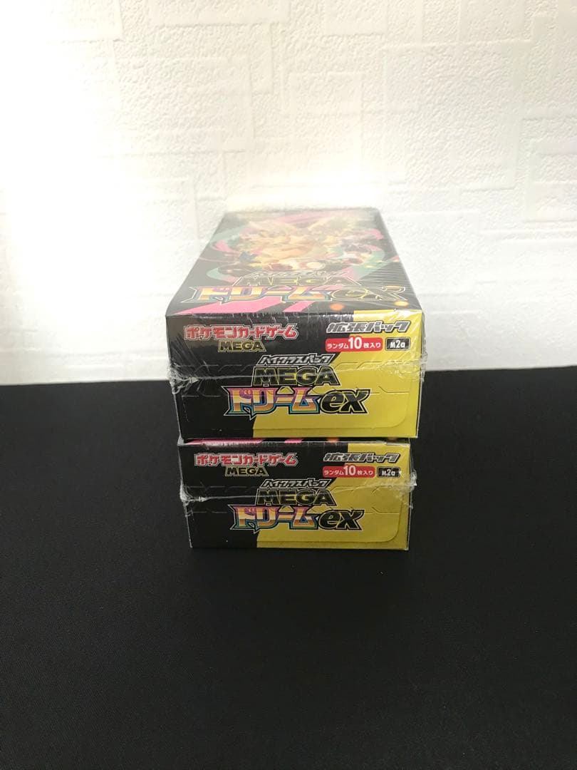 ポケセンカード　メガドリームex他　未開封box シュリンク付き　計6box