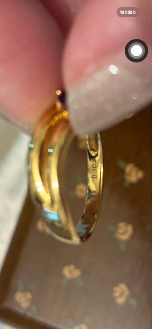 アメジスト ダイヤモンドリング K18