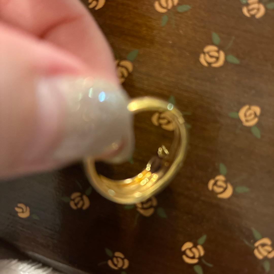 アメジスト ダイヤモンドリング K18