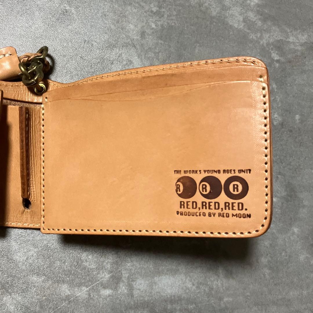 REDMOON REDREDRED サドルレザーミドルウォレット
