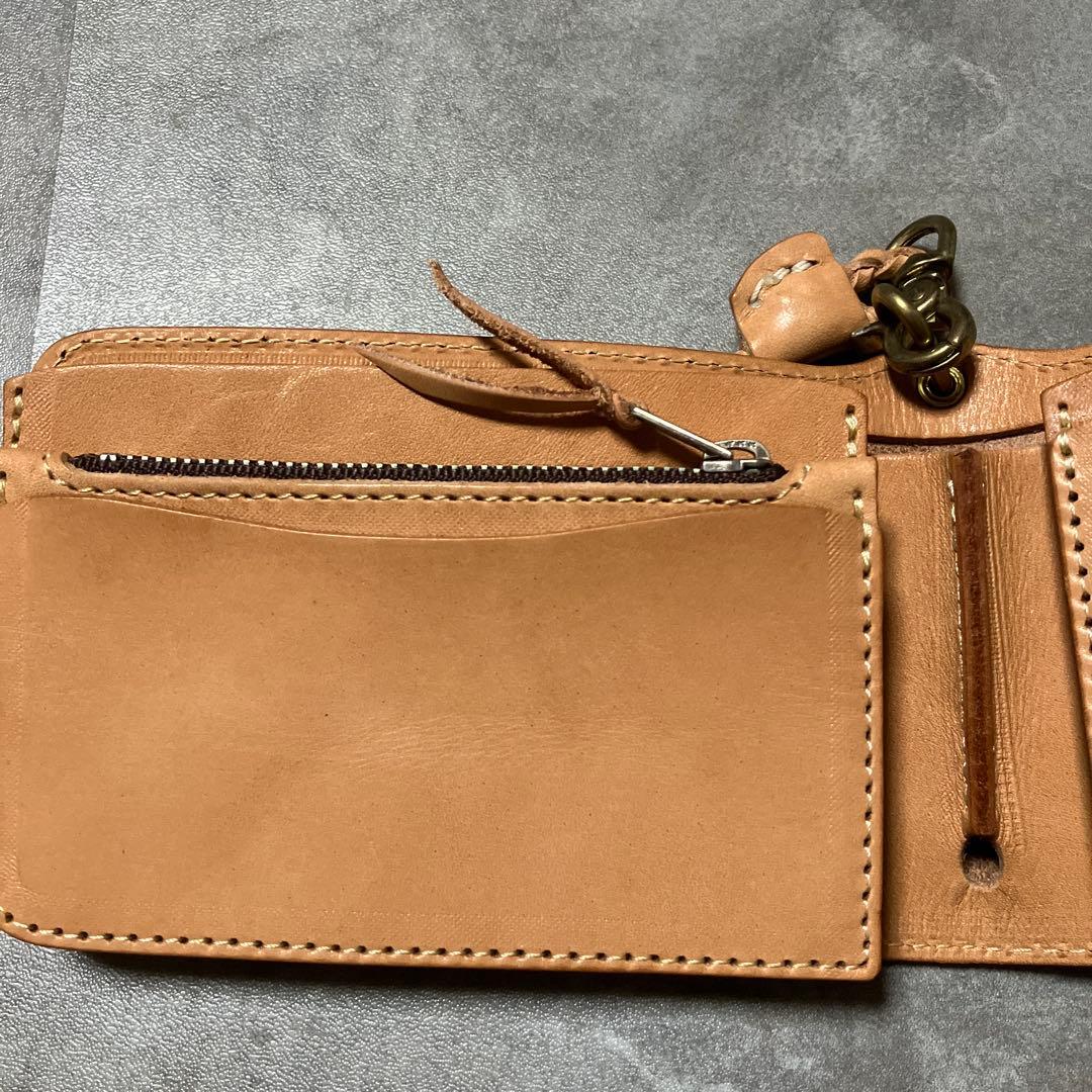 REDMOON REDREDRED サドルレザーミドルウォレット