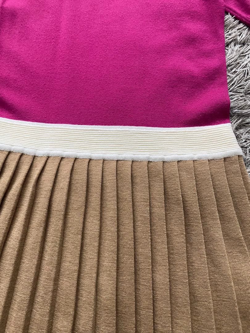 GUCCI ニットプリーツワンピース　8Y