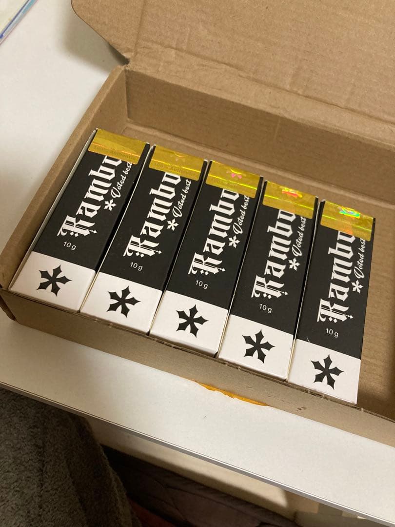 Ｒａｍｂｏ　刺青　クリーム　５本　まとめ買い可　医薬品ではありません！確認用！