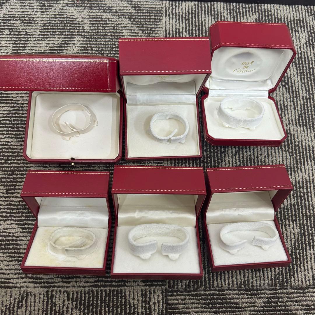 Cartierカルティエ マスト用 時計ケース Cリングタイプ 空箱6個セット