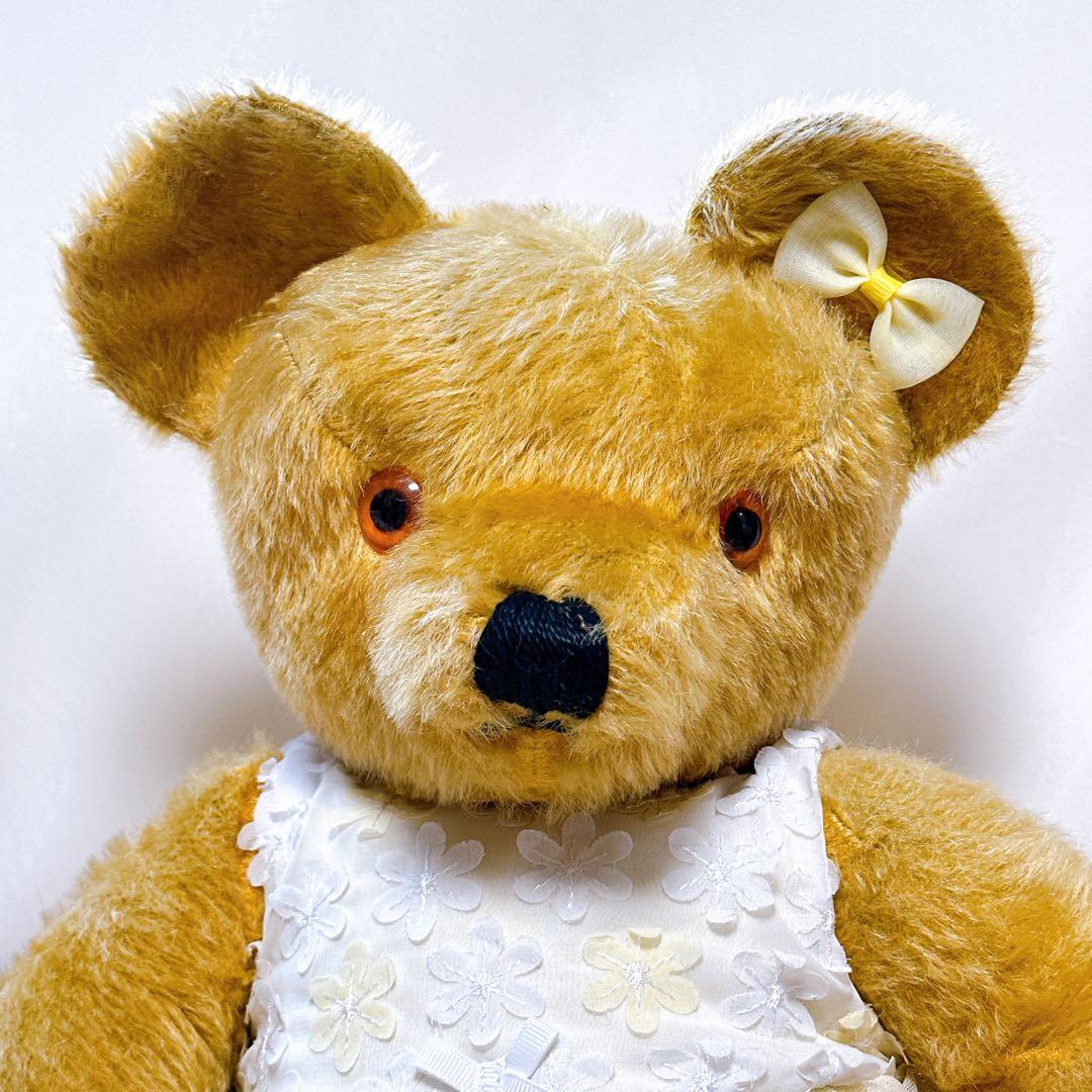 オレンジベア 様❤️大きなイギリスアンティークベア❤️64cm