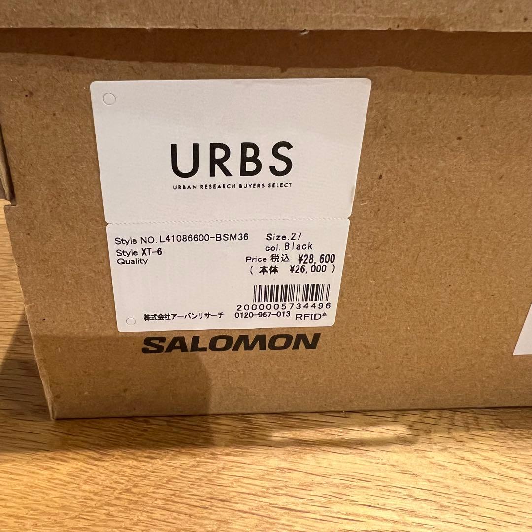 さ*ー様 SALOMON XT-6 27cm サロモン