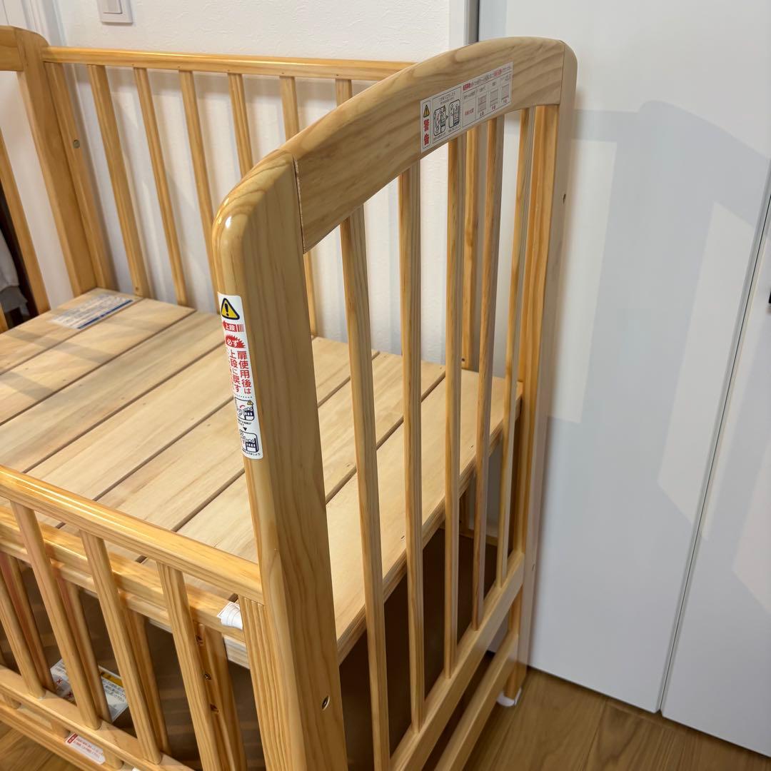 katoji ベビーベッド　ミニサイズ　ハイポジション