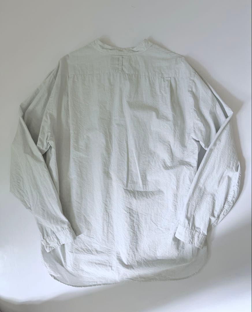 MHL コットンシルク シャツ COTTON SILK END ON END