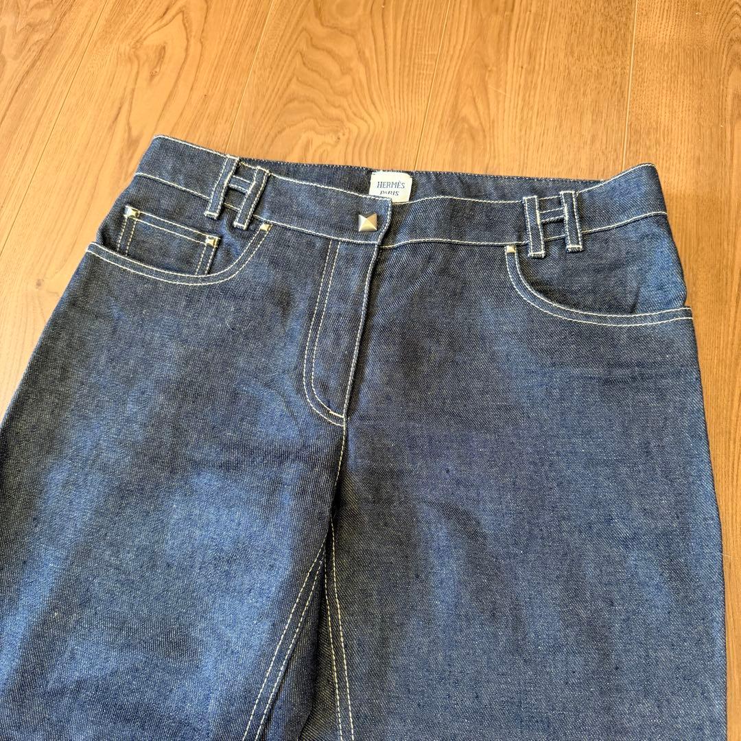 ゴルチエ期 ◎ HERMES エルメス デニムパンツ 90s アーカイブ