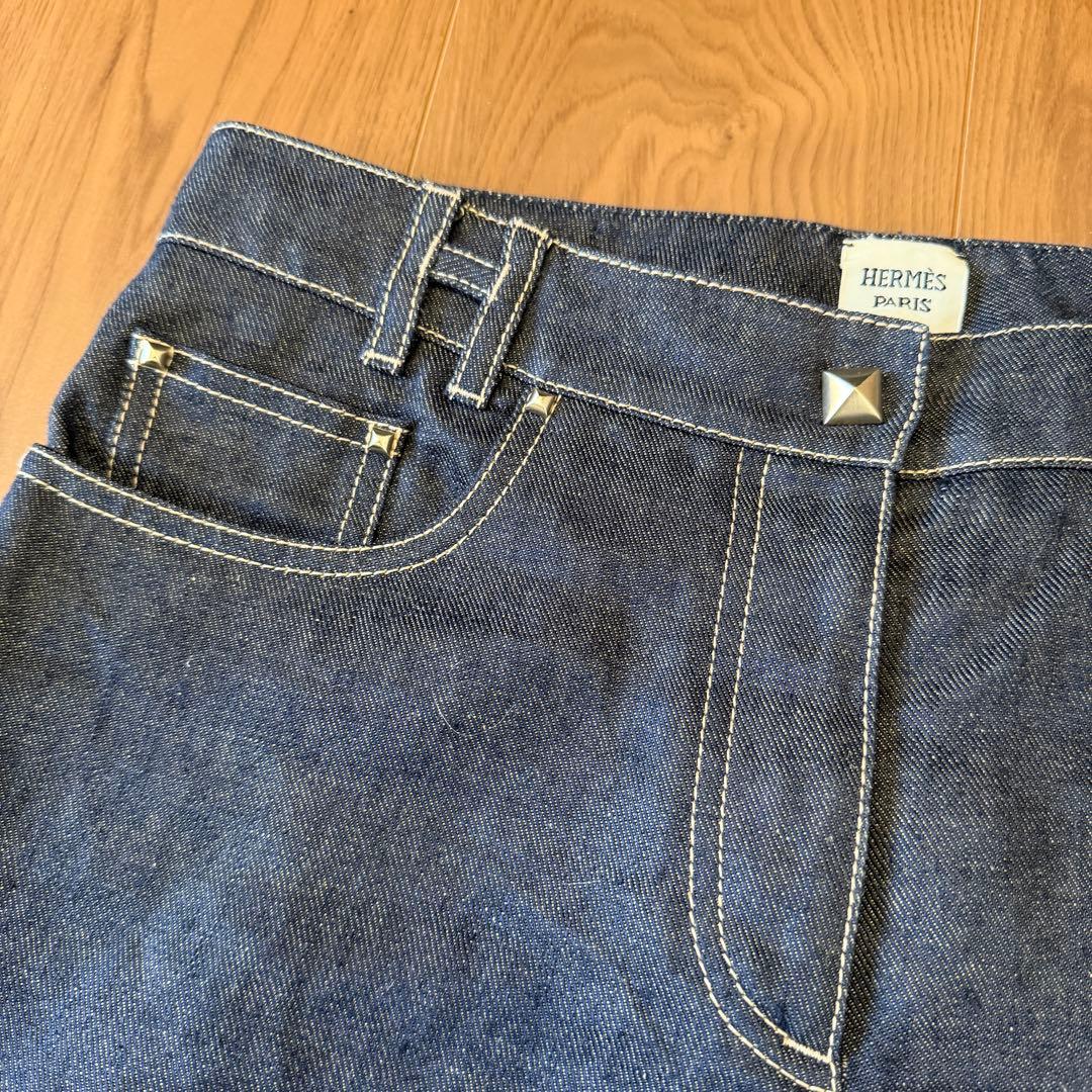 ゴルチエ期 ◎ HERMES エルメス デニムパンツ 90s アーカイブ