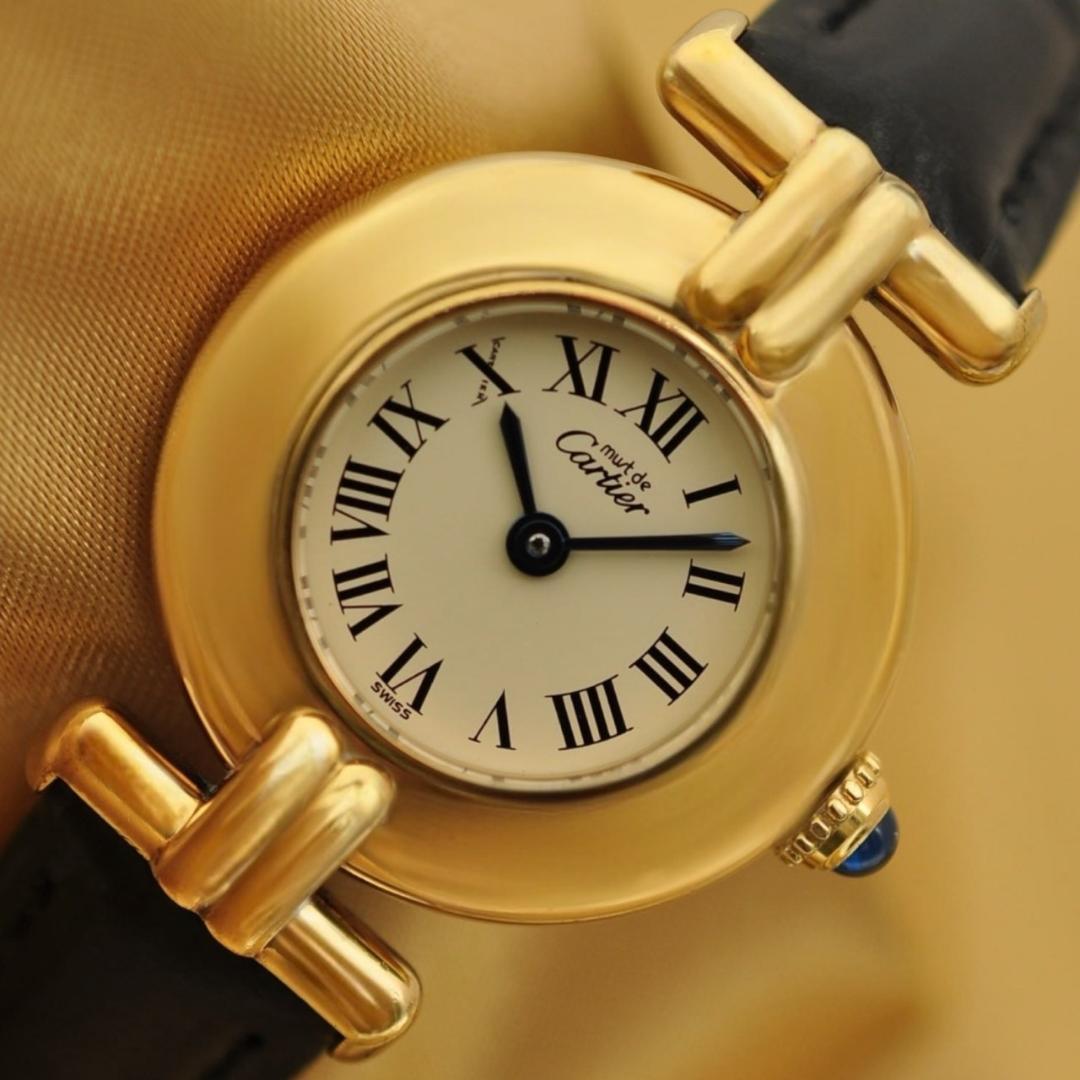 Cartier 磨き済 マストコリゼ ヴェルメイユ クォーツ 126016