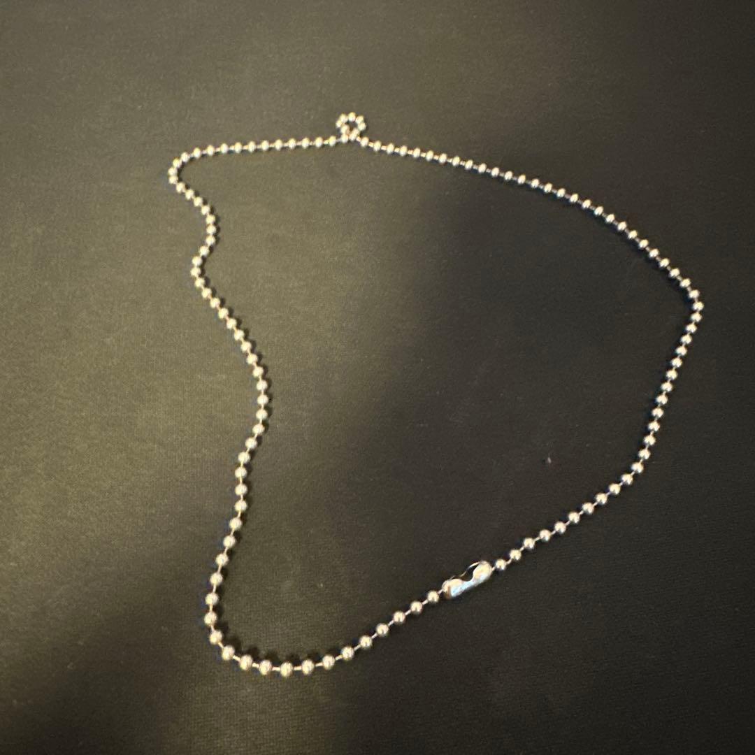 クロムハーツ ボールチェーンネックレス 約50cm