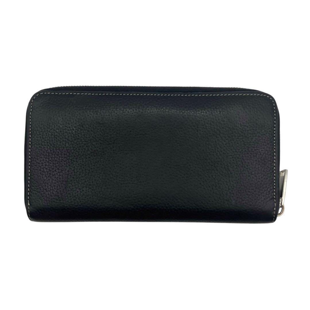 美品✨ ディオール サドル ロングジップウォレット ブラック