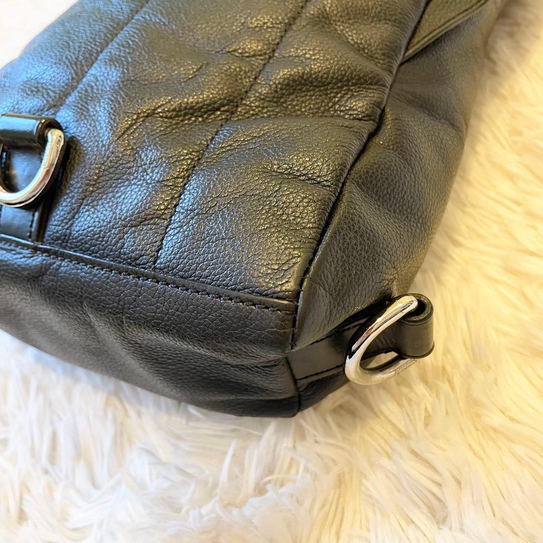 COACH コーチ レザー ボディバッグ ブラック クロスボディ ワンショルダー