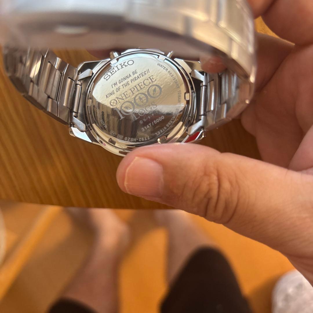 未使用品　【限定】SEIKO×ONE PIECE 1000話記念腕時計
