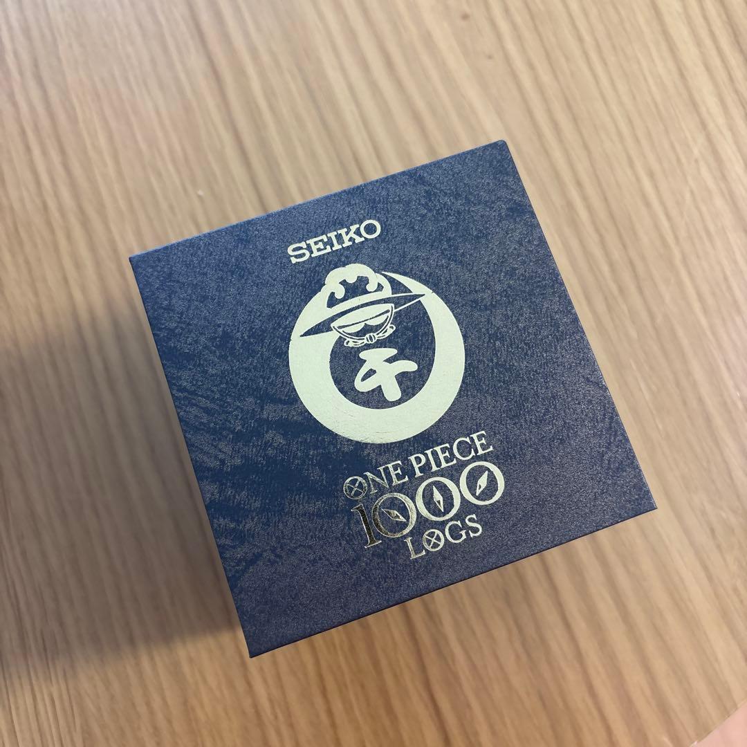 未使用品　【限定】SEIKO×ONE PIECE 1000話記念腕時計