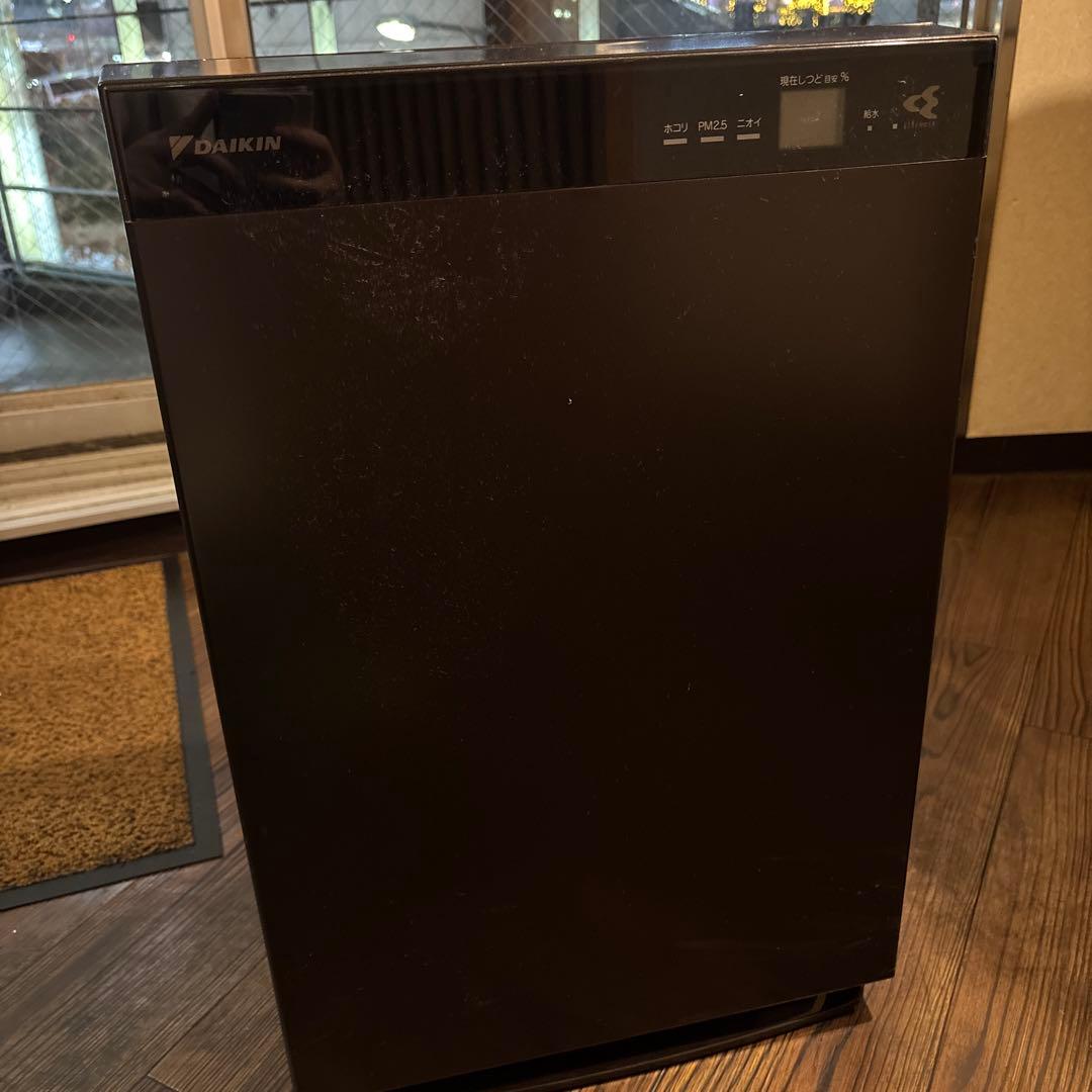 DAIKIN ストリーマ空気清浄機 加湿　ブラック