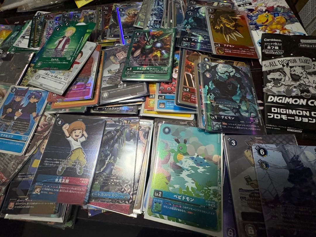 デジモンカードまとめ売り　引退品　SR、パラレル、プロモ等約450枚