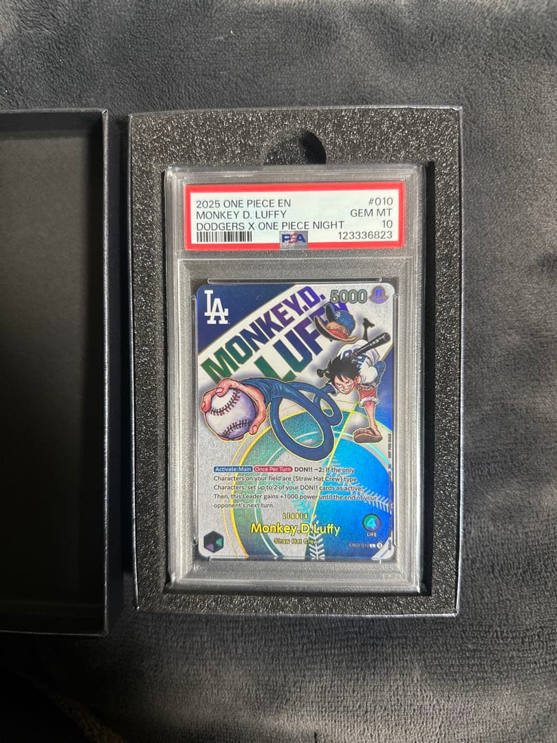 ワンピース カードゲーム ルフィ ドジャースルフィ　psa10