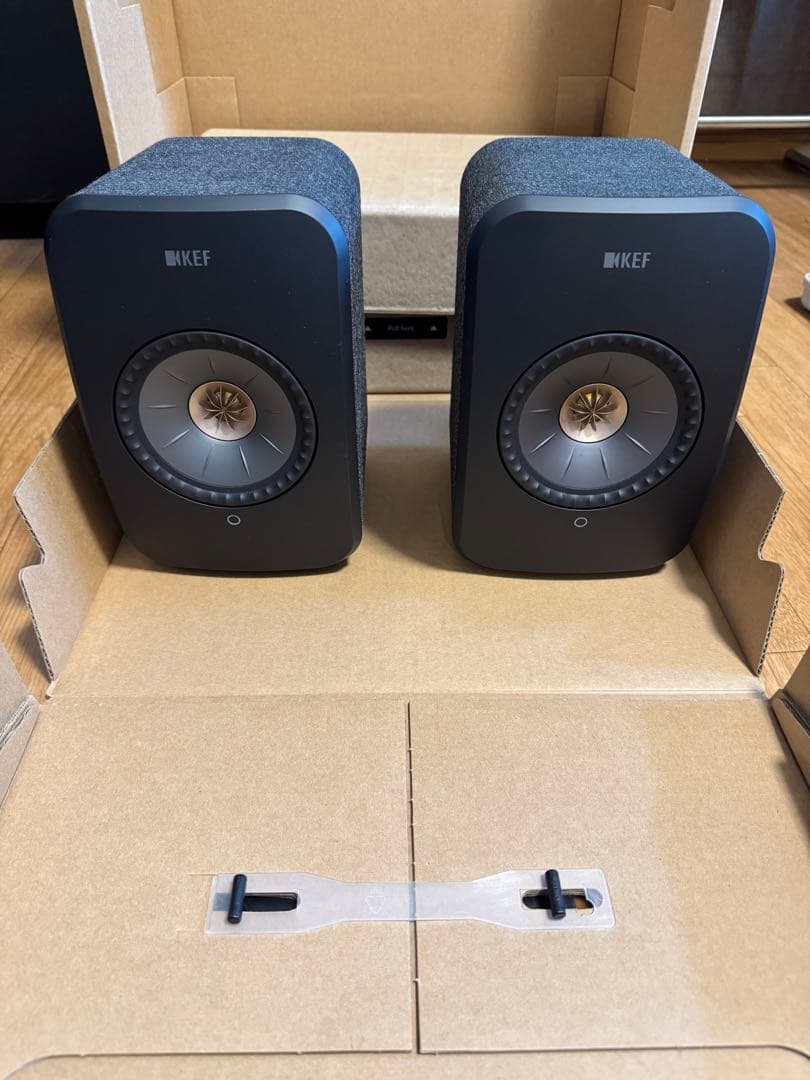 KEF LSX II カーボンブラック