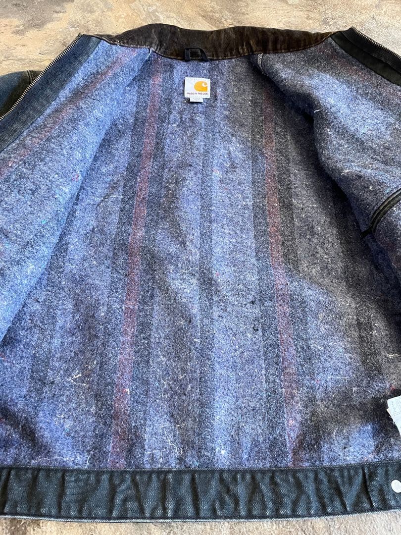 「超希少」USA製 Carhartt デトロイトジャケット　J001BLK