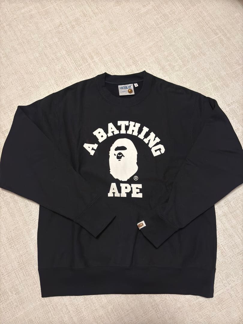 【BAPE】Relaxed Classic College Crewneck