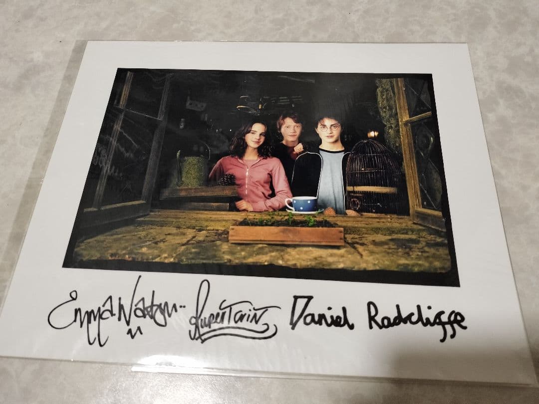 ハリーポッター サイン入りポートレート