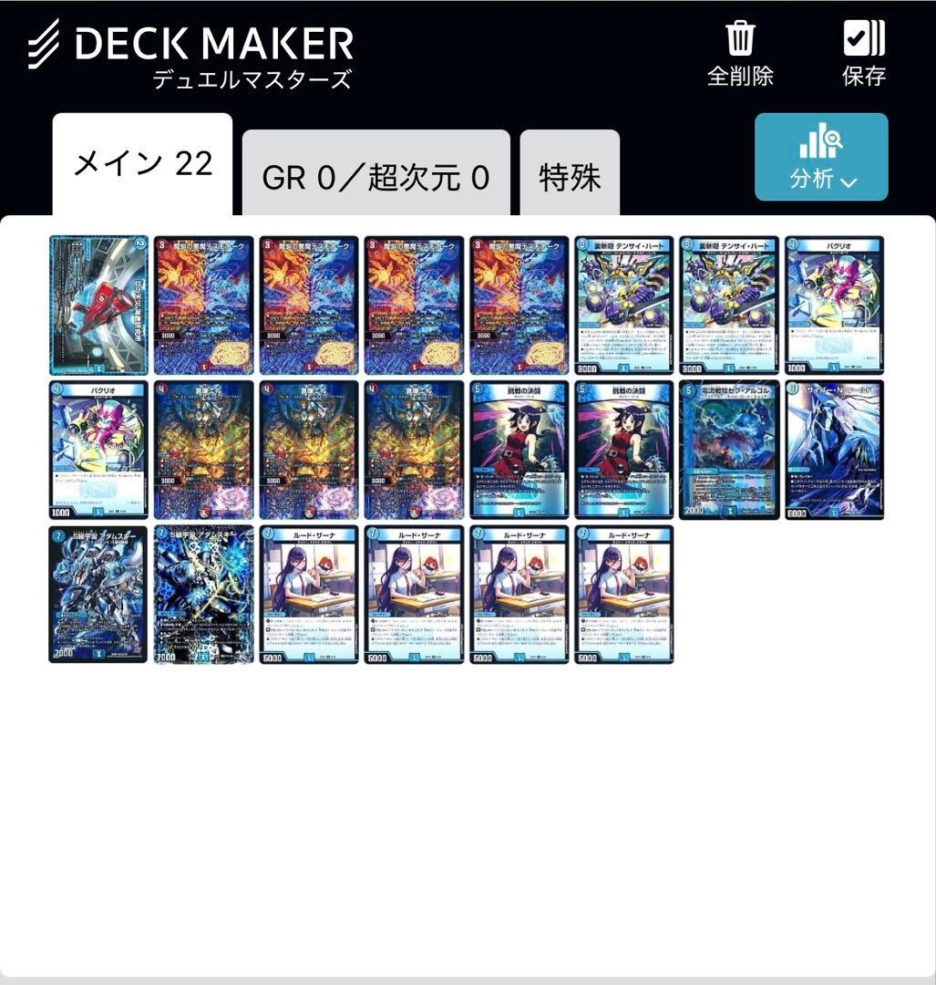 青単サイバー(アグロ、アドバンスカスタムパーツ含む)