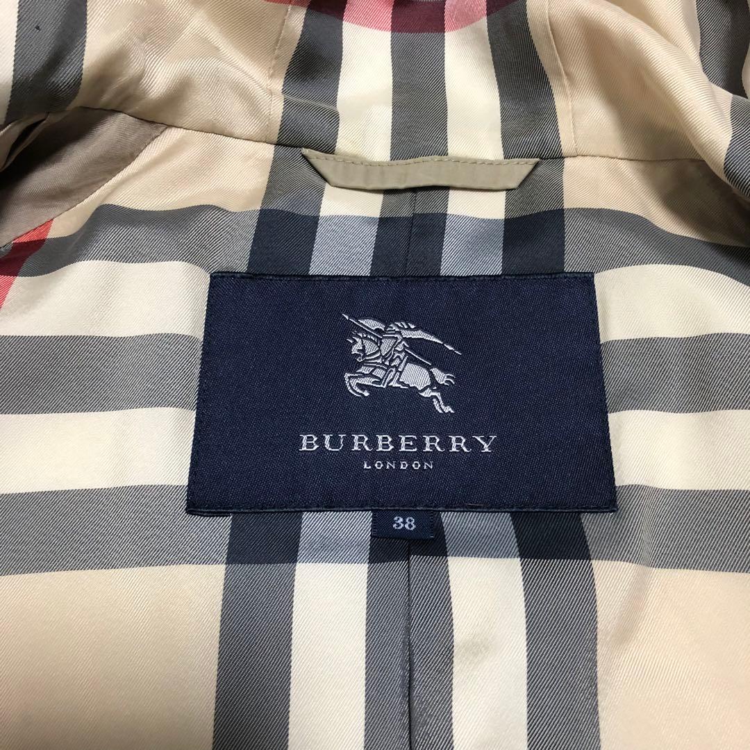 バーバリー　ダッフルコート　キルティング　ファー付