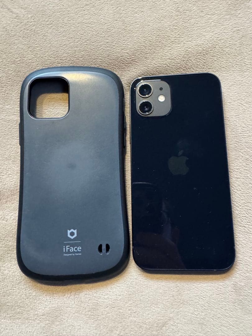 iPhone12 64G iFaceケースと強化ガラスフィルムセット