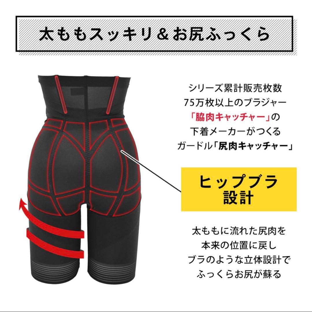 お尻のブラジャー 骨盤をサポートするハイウエストのガードル　2個セット