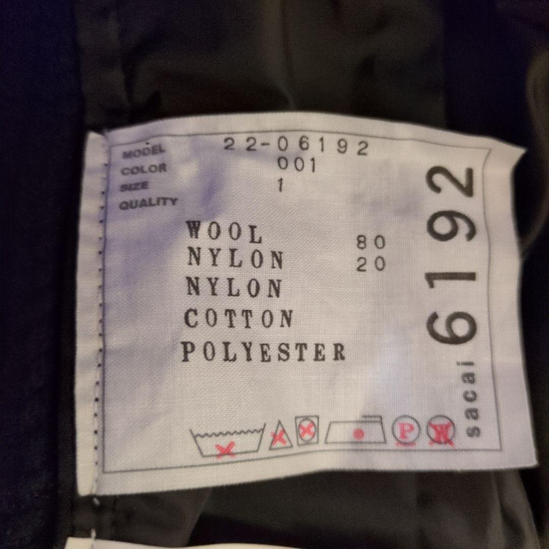 sacaiニットドッキングMA1ボンバージャケットブルゾン