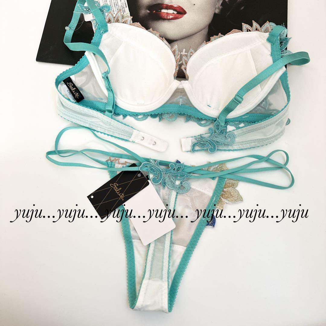 ワコール/サルート 80G 新品タグ付 P-upブラTバック C70 IV