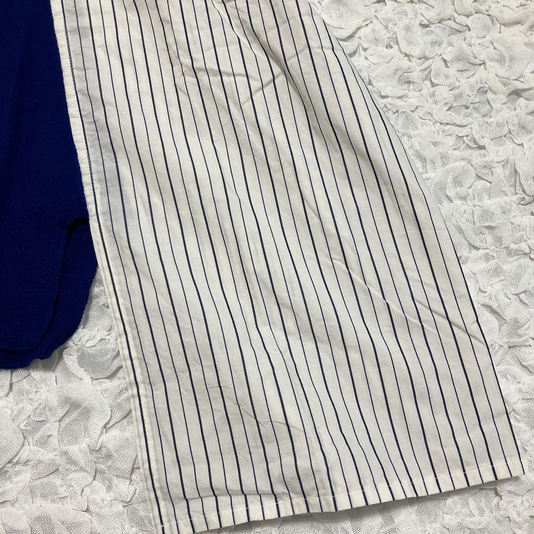 RISMAT by Y's ヨウジヤマモト　変形ロングカーディガン　シャツ切替