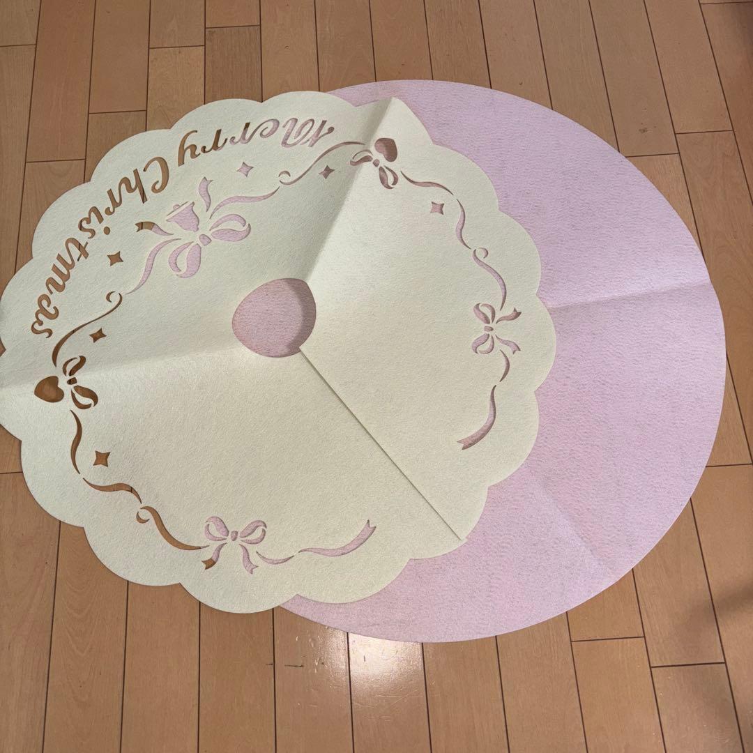 フランフラン　クリスマスツリー　スターターセット150㎝　ピンク