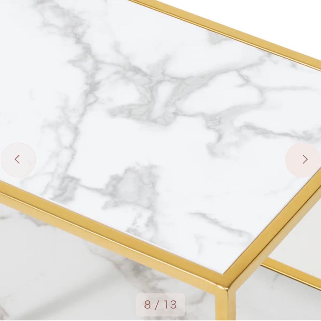 Francfranc フランフラン レーヌ シェルフ 棚 2s 4段　大理石